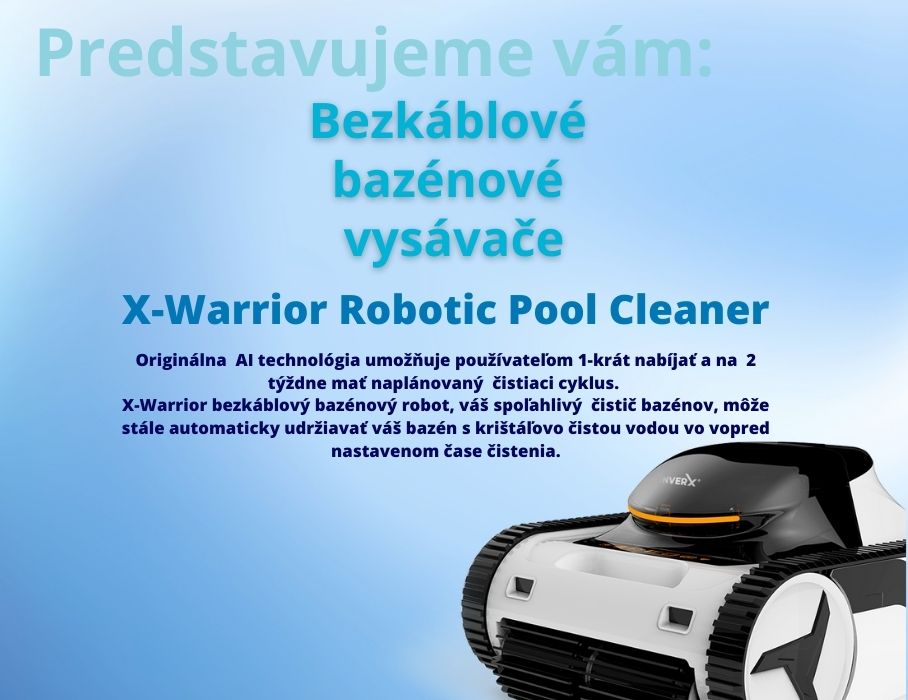 bazénový vysávač bez kábla