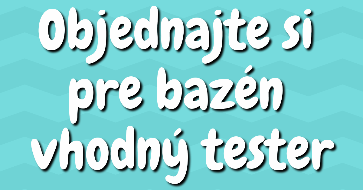 Bazénový tester