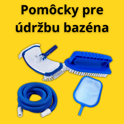 Pomôcky pre údržbu bazéna