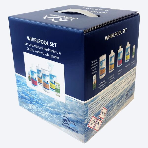 Whirlpool SET štartovacia chémia - bezchlórová chémia pre vírivky Whirlpool SET štartovacia chémia - bezchlórová chémia pre vírivky