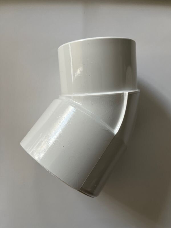 Koleno 45° 2” S x Spigot pre vírivky a whirlpooly Koleno 45° 2” S x Spigot pre vírivky a whirlpooly