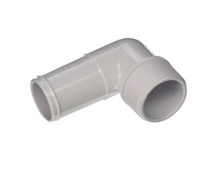 Hadicový tŕň: koleno so závitom 1,5&quot; US na hadicu 38mm