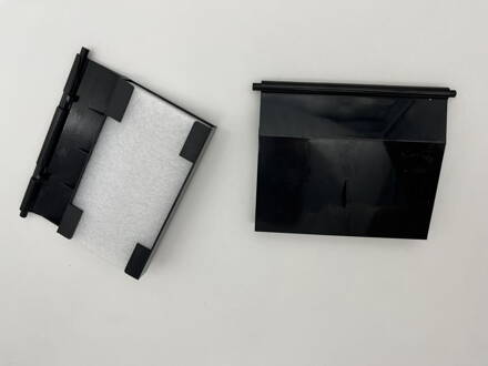 Dvierka do bazénového skimmera 14,3 x 12,4 x 1,8 cm (čierné)