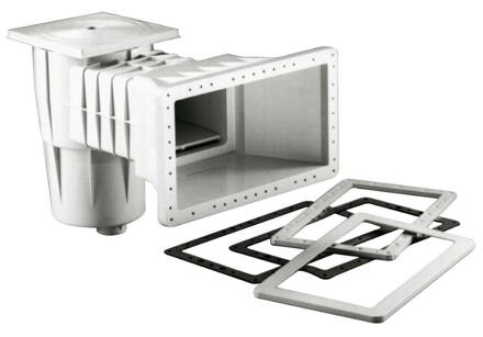 Bazénový skimmer s dlhým a širokým hrdlom 400 x 230 mm KRIPSOL