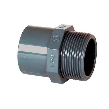 PVC tvarovka so zavitom 2&quot; x 63mm