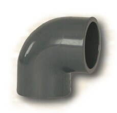 Koleno 90° 50mm PVC-U na lepenie PN16