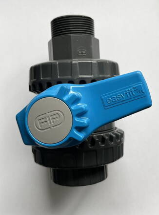Bazenársky guľový ventil 50mm FIP easyfit 1 1/2&quot; závit