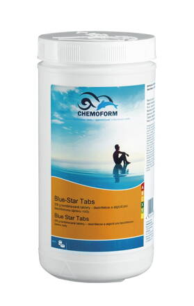 Blue star tabs (1 kg) kyslíkové tablety bezchlórová chémia