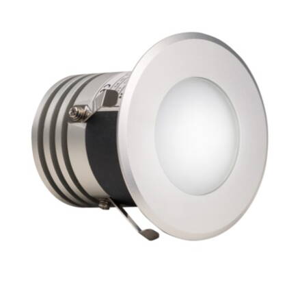 Svetlo do parnej sauny LED biele Ø 90mm