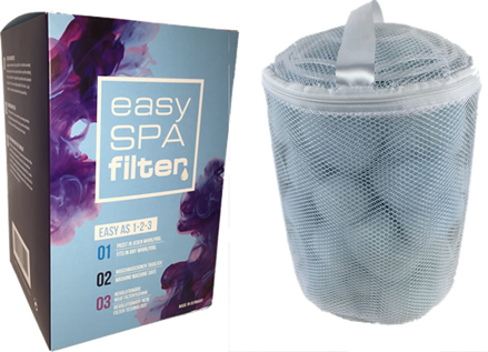 Nový spôsob filtrovania víriviek - EASY SPA filter, náhrada kartuše - filtračné guličky