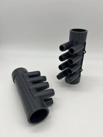Rozdelovač 50mm x (8) ¾” SB pre hydromasážne vane