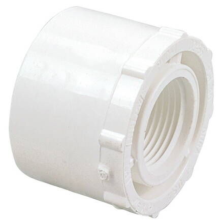 2&quot; PVC-U redukcia SpxF s vnútorným závitom 1/2&quot;
