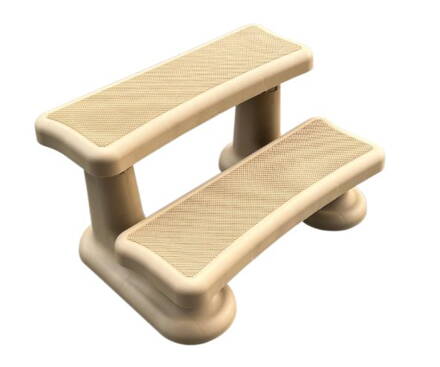 Schody k vírivke LUXURY OAK pre bezpečný vstup do vírivky
