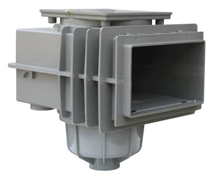 SKIMMER V20 na betón, 200 x 150 mm - sivá (RAL7037)