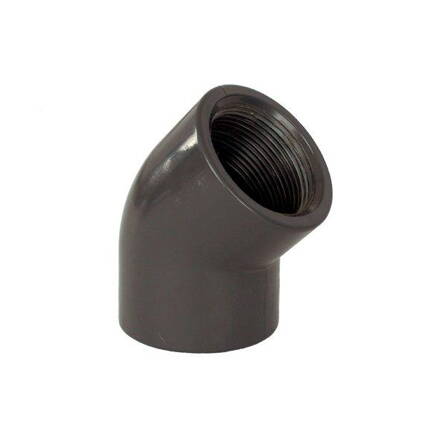 PVC tvarovka - uhol 45° 63 x 2&quot; int.