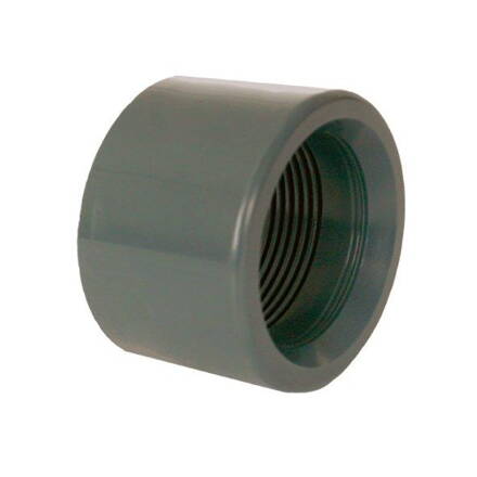 PVC tvarovka - Krátka závitová redukcia 50 x 1 1/4&quot; int.