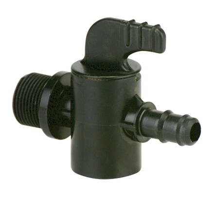 Odtokový kohútik z PVC 3/4&quot; ex