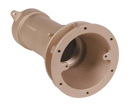 Hydromasážne nasávanie, hĺbka 240 mm, pripojenie 2 1/2&quot; in.