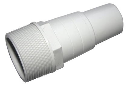 PVC tvarovka - Hadicový tŕň 32/38 x 1 1/2&quot;, ABS