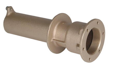 Priechod cez stenu pre keramické a fóliové bazény - 2&quot; x 1 1/2&quot;, dĺžka 240 mm.