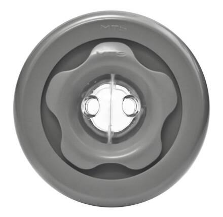 Vstupná tryska Duo 2x8mm ABS - sivá (RAL 7037)