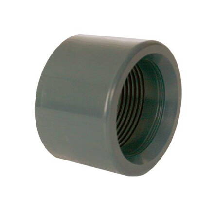 PVC tvarovka - Krátka závitová redukcia 25 x 1/2&quot; int.