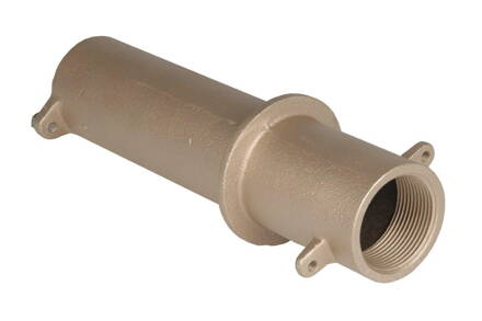 Priechod pre keramické bazény - 11/2&quot; x 11/2&quot;, dĺžka 240 mm.