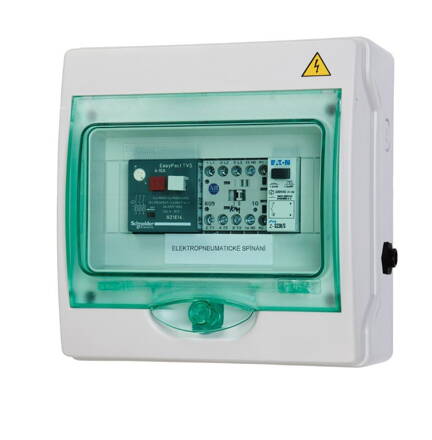 Elektrické ovládanie - spínanie počítacieho prúdu 9-14A, impulzný spínač; 1,2--2,6 kW