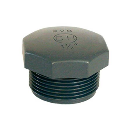 PVC tvarovka - zátka 1&quot; ext.