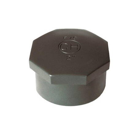 PVC tvarovka - zátka 1 1/2&quot; int.