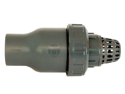 Tvar - 63 mm kužeľový spätný ventil so sacím košom