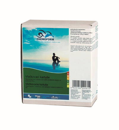 Flokulačné kazety 8 ks x 125 g