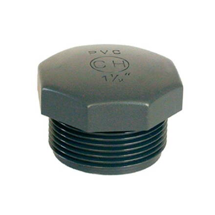 PVC tvarovka - zátka 1 1/4&quot; ext.