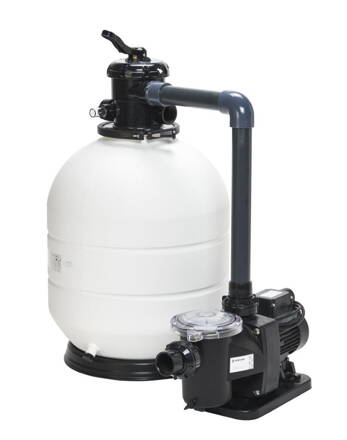 Filtračné zariadenie KIT ROMA 400 6m3/h so základňou a čerpadlom FREEFLO