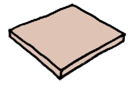 Dlaždica Sahara - ružová - štvorcový diel 500x500x25mm, 1m2
