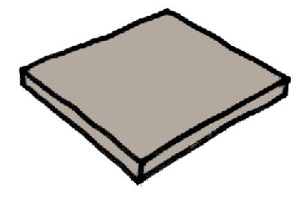 Dlažba Ardoise - sivá - štvorcový diel 500x500x35mm, 1m2