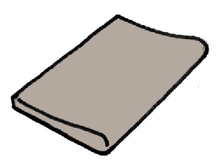 Dlaždica Ardoise - sivá - rovná časť zaoblená 500 x 350 mm, 1ks