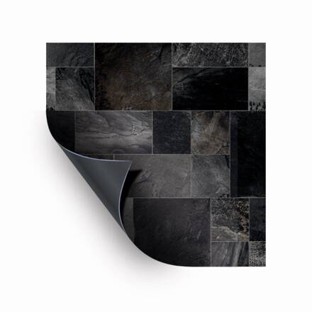 AVfol Reliéf - 3D Hnedý čadič; šírka 1,65m, 1,6mm, metráž
