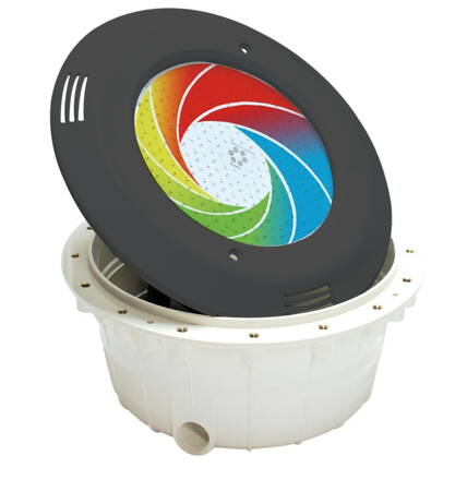 VA LED svetlo &quot;PB&quot; - 16W, RGB; pre betónové bazény, tmavosivé
