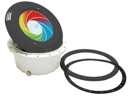 VA LED svetlo &quot;PF&quot; - 16W, RGB; pre fóliové bazény, tmavosivé