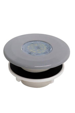 MINI Tube -- VA tryska (svetlosivá RAL7004) - 18 LED diód biela, 6 W, pre prefabrikované bazény