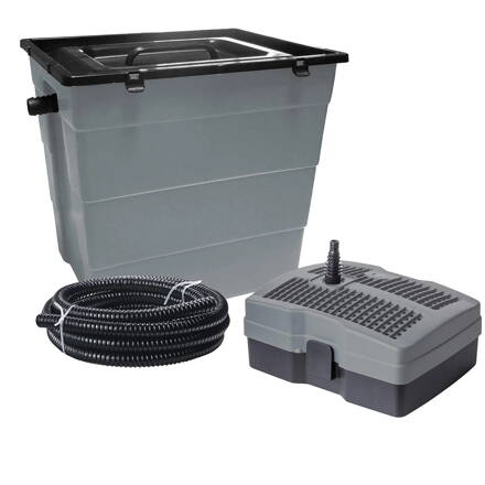 Prietokový filtračný set Heissner s čerpadlom 1000 l/h, UV 9W, do 6 m3 HLF6000-00