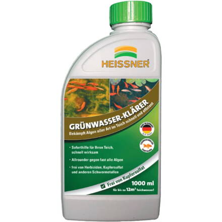 Heissner zelený čistič vody v jazierku proti riasam 1000 ml do 12 m³ TZ753-00