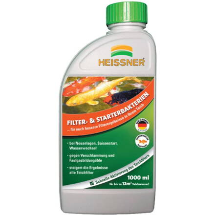 Heissnerov filter a štartovacie baktérie 1000 ml do 12 m3 vody v jazierku TZ755-00