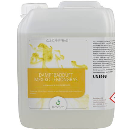 Esencia do parných kúpeľov Mexiko Lemongras