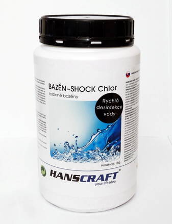 HANSCRAFT POOL - SHOCK Chlór - 1 kg