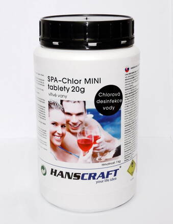 HANSCRAFT SPA - Chlórové tablety MINI 20g - 1 kg