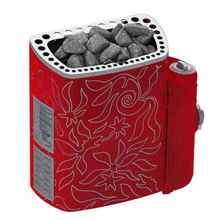 Saunové kachle MINIDRAGON RED 3,6 kW (vrátane integrovaného regulátora)