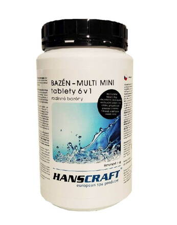 HANSCRAFT POOL - tablety MULTI MINI 6v1 - 1 kg