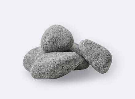 Saunové kamene HUUM 15 kg; priemer 5-10 cm; okrúhle